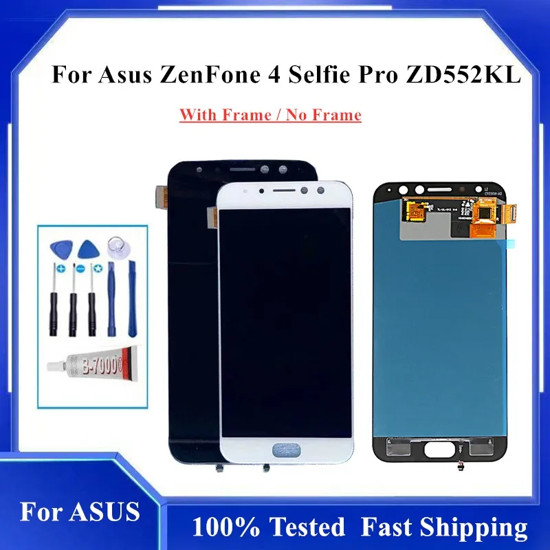 100% протестированный новый полный ЖК-дисплей для Asus ZenFone 4 Selfie Pro ZD552KL Z01MD Z01MDA ZD551kl