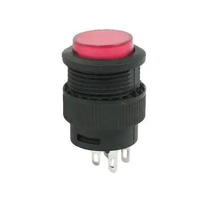 

Red Round Cap SPDT 4 Pins Momentary Push Button Switch AC 250V 1.5A 125V 3A