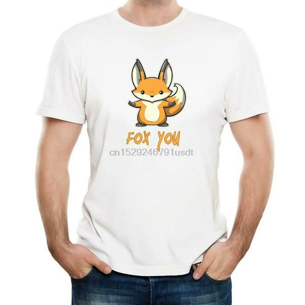 Fox вы-смешной грубый MensWomens Футболка хорошего животных каламбур шутка | Мужская