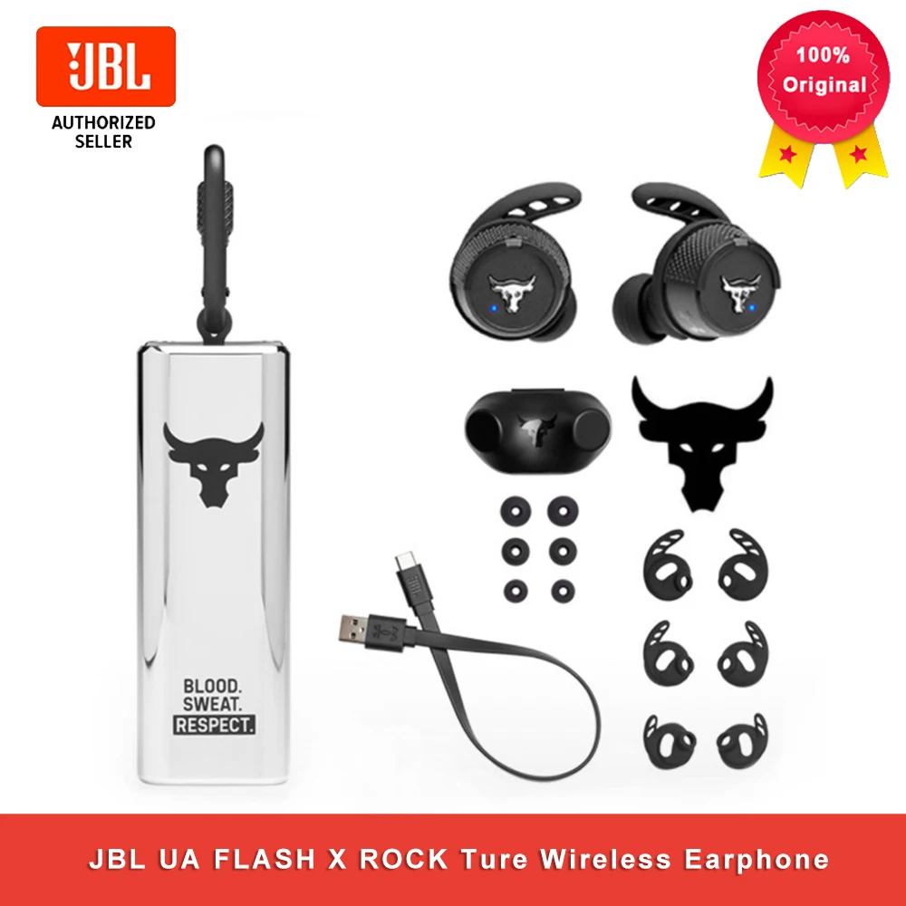 JBL мкА FLASH X ROCK Ture беспроводные наушники Bluetooth 5 0 спортивные наушники-вкладыши