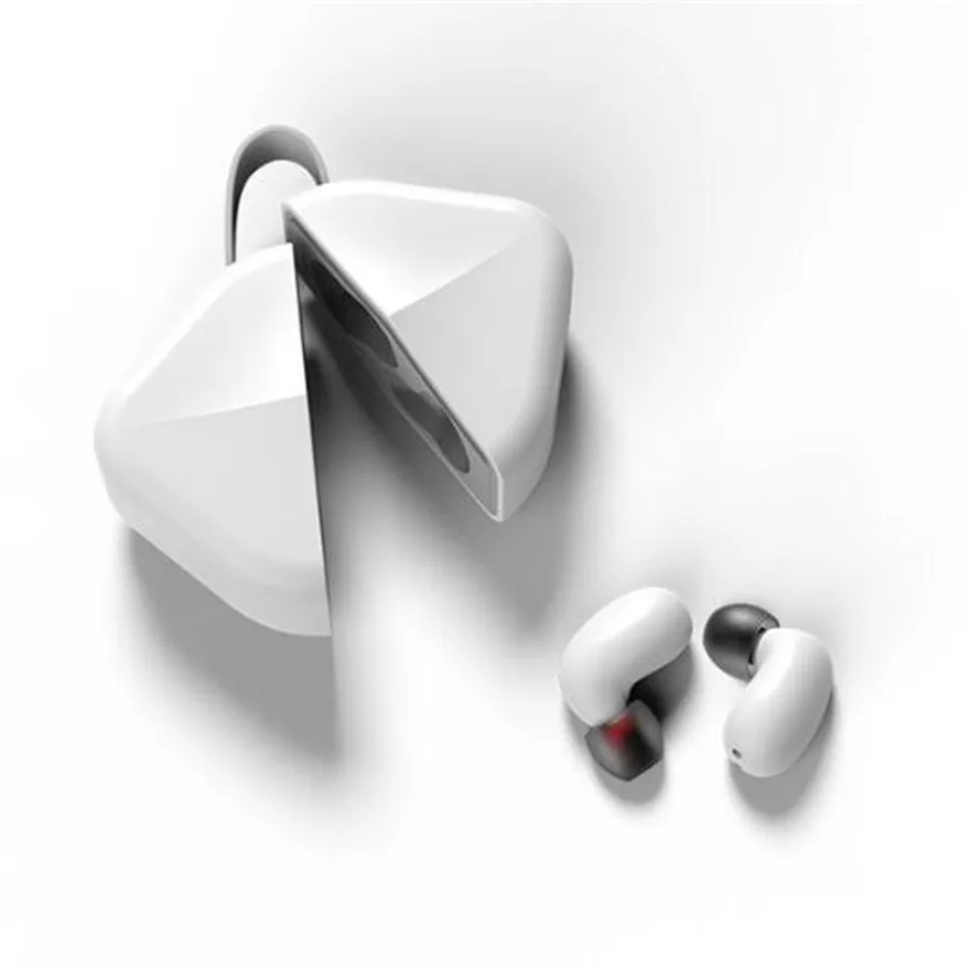 Мини Bluetooth 5,0 наушники Близнецы беспроводная гарнитура игровая aptx наушники вкладыши Tws сенсорные наушники гарнитура Bluetooth наушники - Цвет: Белый