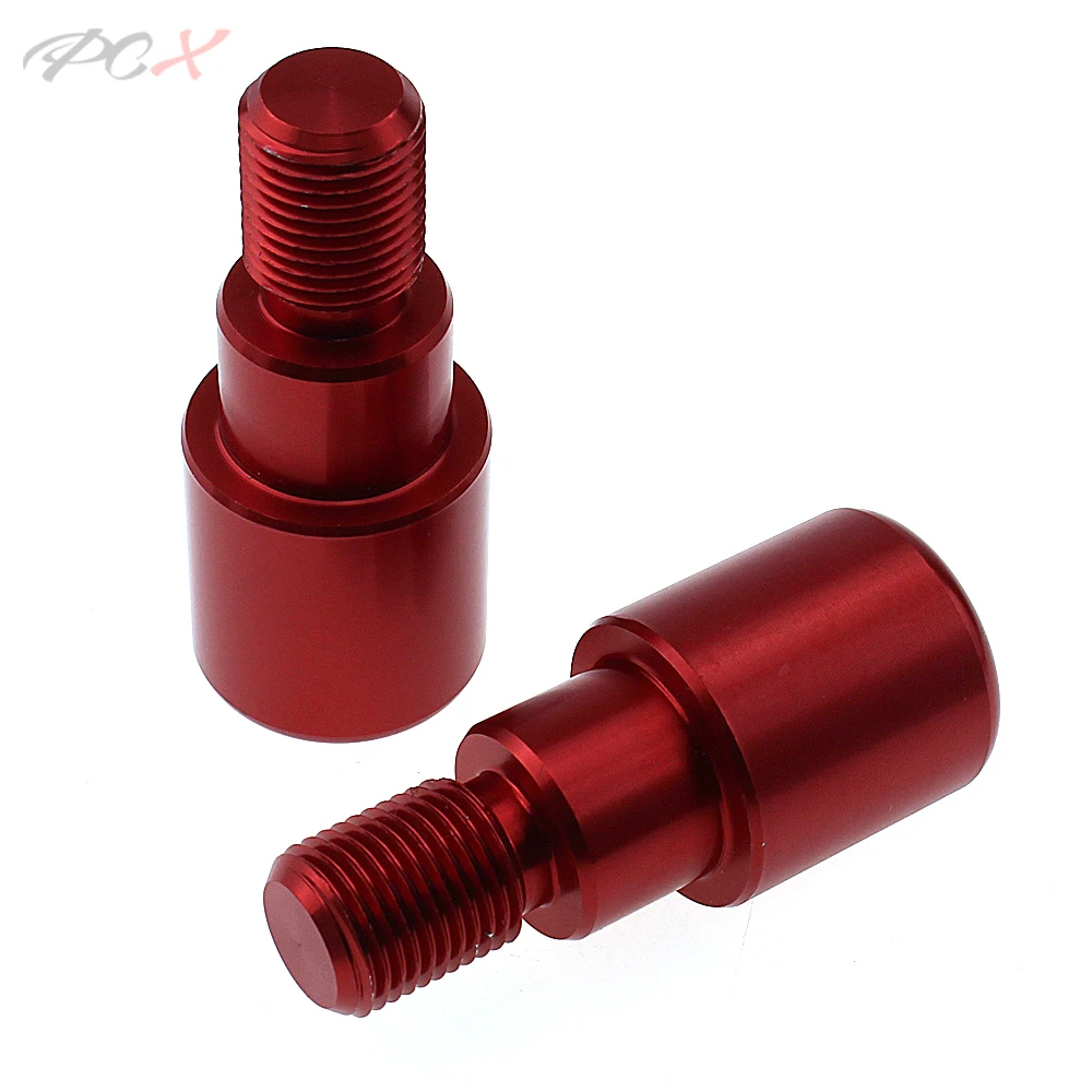 Красный Для MT-09 MT-07 X-MAX XMAX 125/250/400 T-MAX 500 TMAX 530 YP400 Мотоцикл Бар заканчивается рукоятка Руль конец заглушки - Цвет: Красный