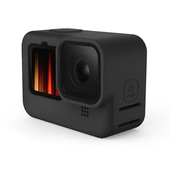 

Frame Silicone Protective Housing Case Washable Shockproof with Lens Cover for GoPro HERO9 Action Camera