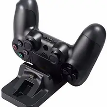 USB двойной usb зарядное устройство док-станция Подставка для sony Playstation 4 PS4 контроллер