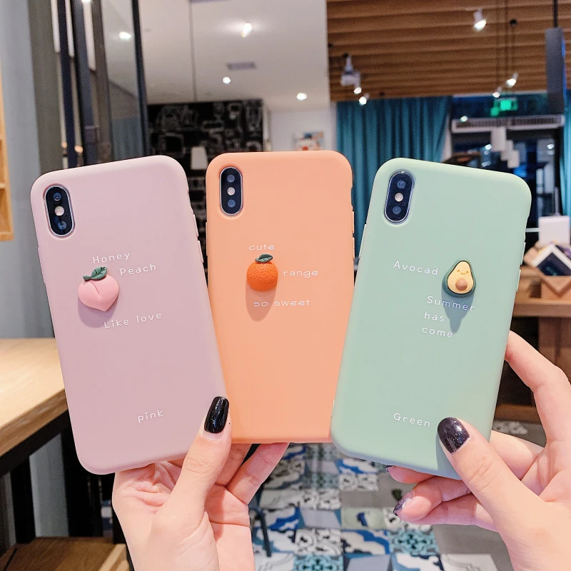 Милый мультяшный 3D-чехол для iPhone X XR XS Max 11 pro 8 7 6 6S Plus мягкий силиконовый чехол с