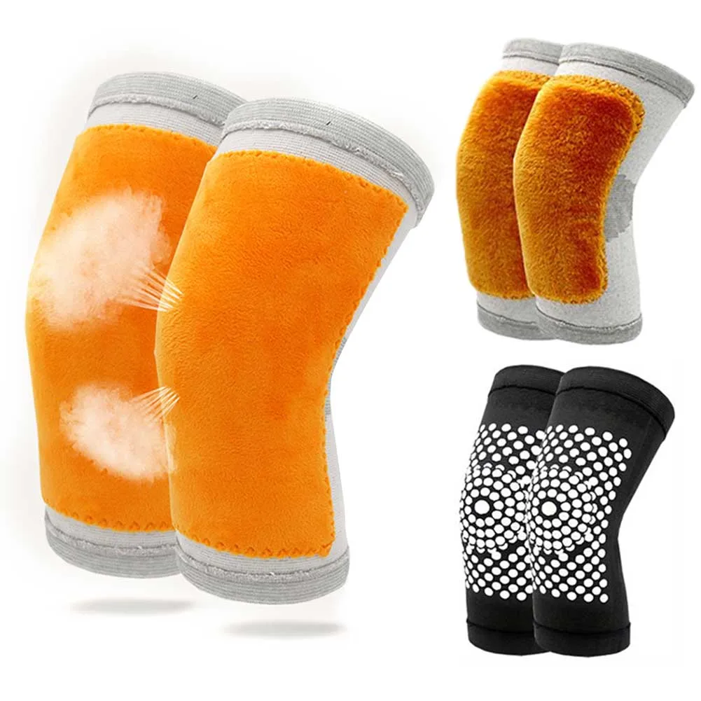 2PCS Protect High Elastic Non Slip Soft Keep Warm Breathable Practical Prevent Arthritis Health Care Anti Cold Knee Pad Outdoor