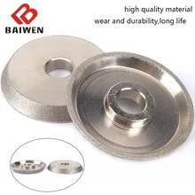 Disque de meulage en diamant galvanisé, coupe de 78mm, 3 pouces, 45 °, disque circulaire en acier au tungstène, outil rotatif de polissage