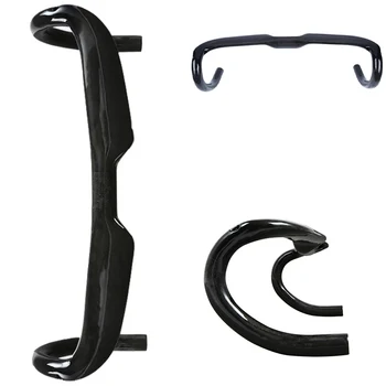 

Bicycle Carbon Fiber One-Piece Handlebars, Road Bike Bends, Bicycle Riding Accessories, Internal Wiring