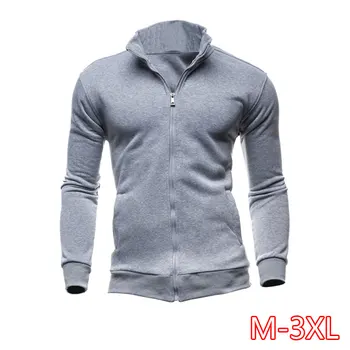 

Hot 2020 Zipper Men Jackets Autumn Winter Casual Fleece Coats Jacket Scarf Collar Fashion Hooded Male Outwear Slim Hoody