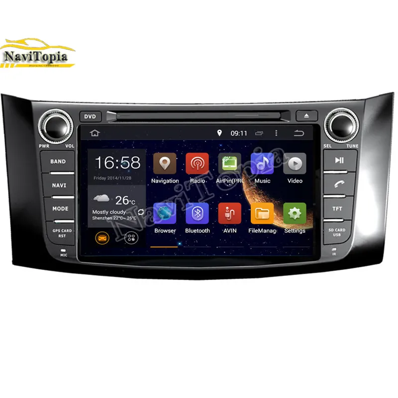 

Octa Core 4G RAM 64G ROM Android 9.0 Car DVD Multimedia Player for Nissan Sentra (North America) for Nissan Pulsar (Australia)