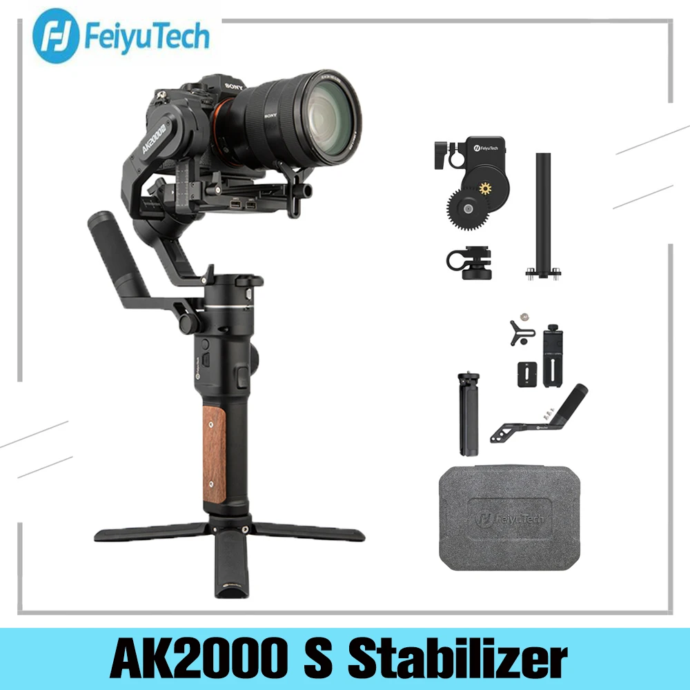 Комплект Feiyu Ak2000S Advanced 3 осевой ручной карданный стабилизатор для цифровой камеры