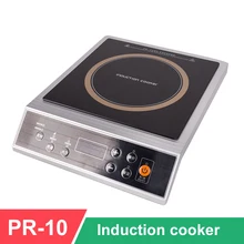 Stove Cooktop Induction-Cooker Crystal-Plate Commercial Burner Fire-Boiler 220V Black