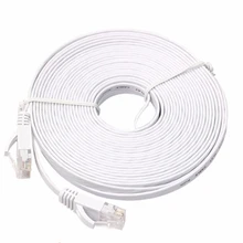 

CAT6 Flat Ethernet Cable 10m/15m/20m RJ45 CAT 6 Network Cable Patch Cord For Computer Router Laptop