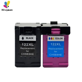 

Hisywan 122XL Ink cartridge for HP 122 Desk 1510 2050 1000 1050 1050A 2000 2050A 2540 3000 3050 3052A printer for HP122 CH563HE