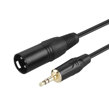 

3 Feet 3.5mm (1/8 Inch) Stereo Male to XLR Male Cable,Black
