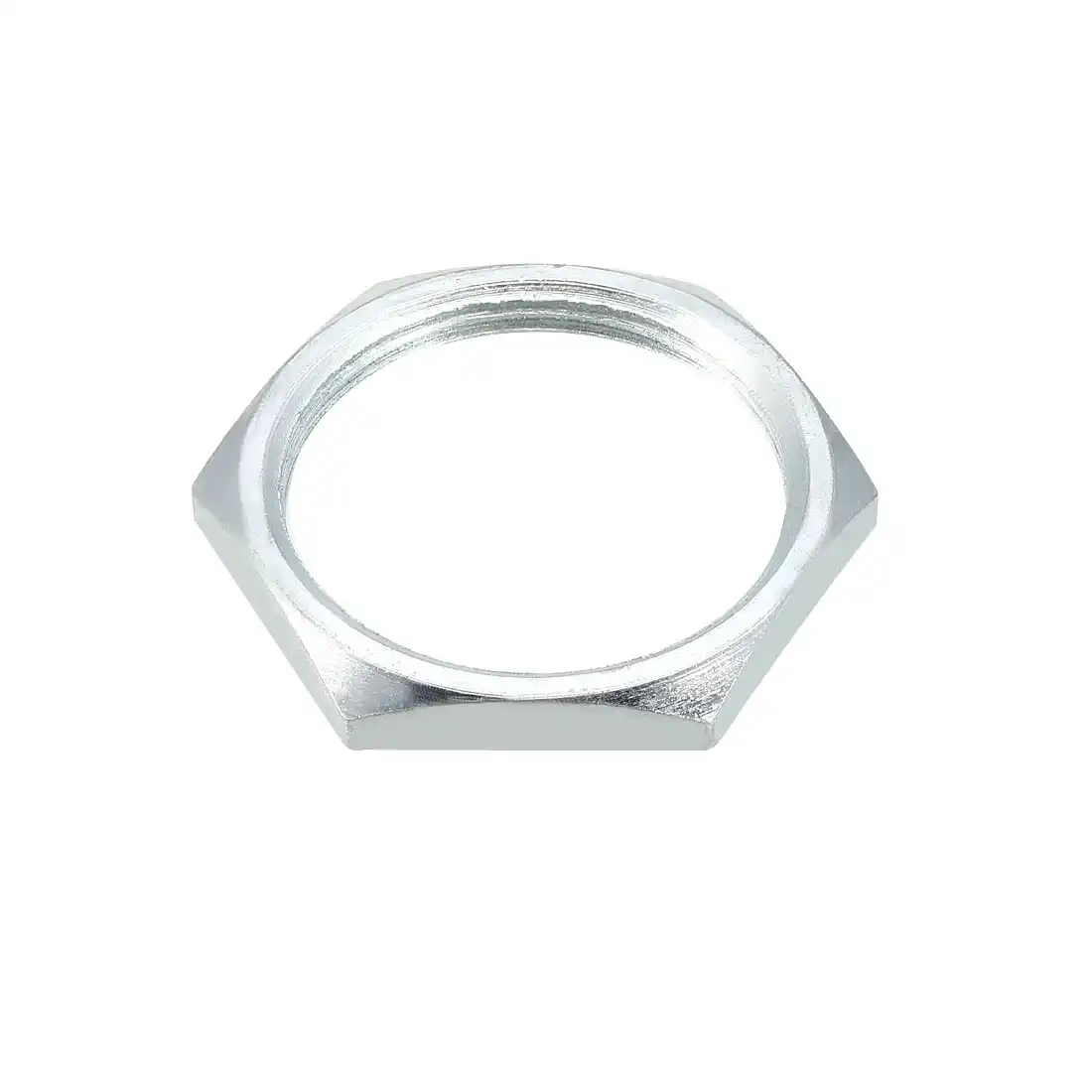 5 Pcs uxcell Pipe Fitting Hex Locknut Carbon Steel G1-1//4 Inch Female Threaded