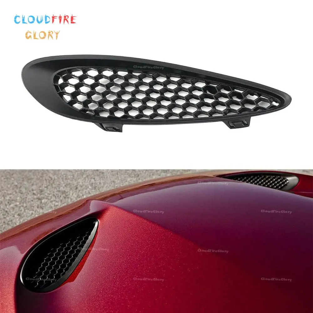 

CloudFireGlory 68090699AB 68090698AB 1Pcs Left Or Right Side Hood Bezel Insert Trim Fit For 2012-2019 Jeep Grand Cherokee 6.4L
