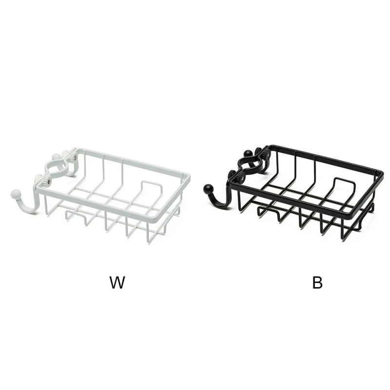 Faucet Storage Rack Holder for Sink Punch-free Drain Kitchen Iron Faucet Bathroom Kitchen Sponge Dish Cloth Finishing Organizer