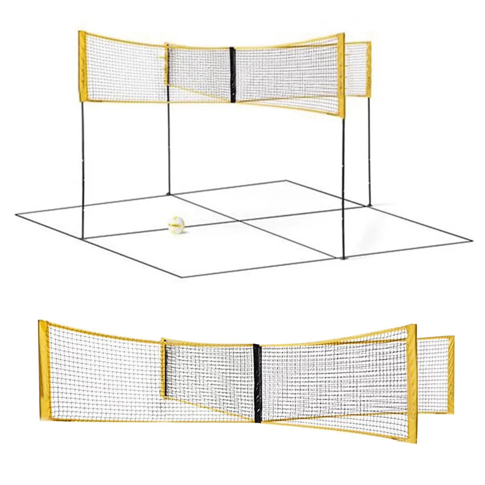 Standard Badminton Net Portable Cross Volleyball Net Outdoor