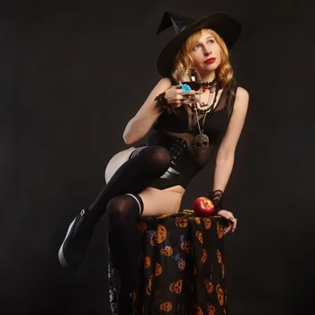 

4pcs Ring sky blue spider lovely Spider Glow Ring for kids halloween party