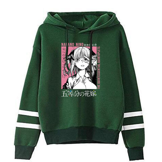 NINO NAKANO THE QUINTESSENTIAL QUINTUPLETS THEMED HOODIE