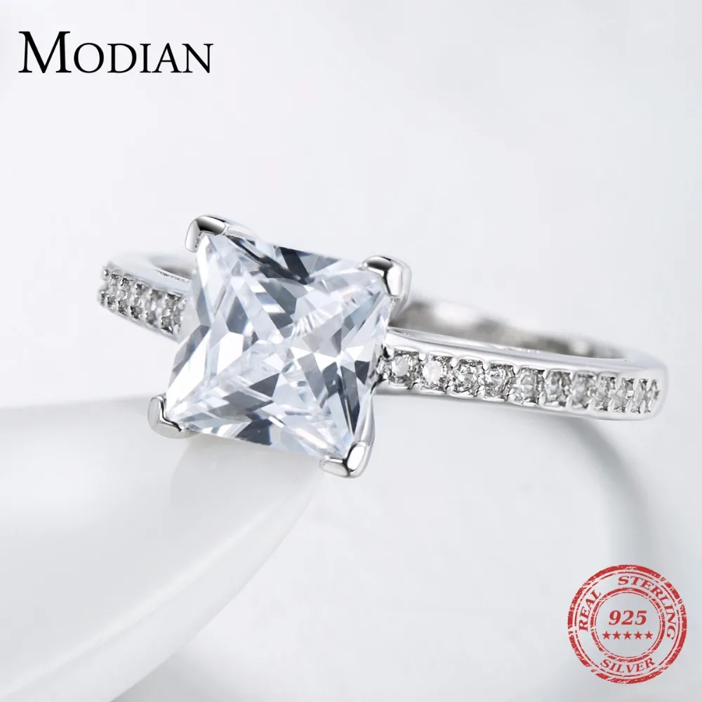 925 sterling silver cubic zircon fashion rings wedding ring bridal jewelry for women