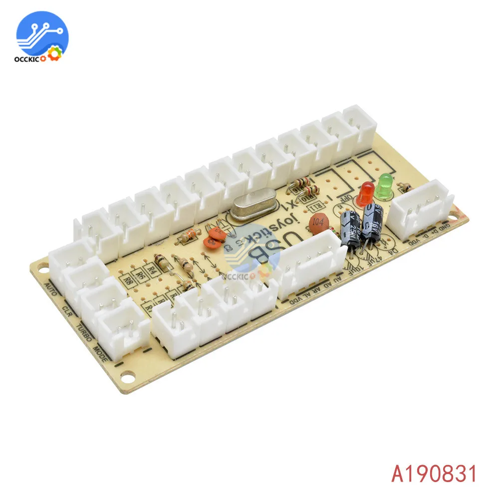 1 шт. Zero Delay Arcade USB энкодер ПК к джойстику Аркада рокер печатная плата панель