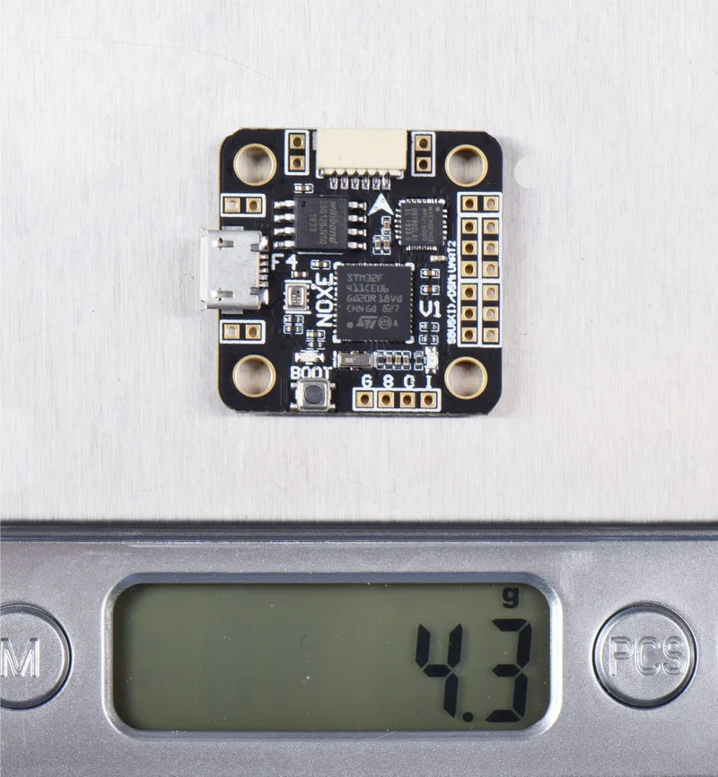 Модернизированный 20x20 мм Betaflight F4 NOXE V1 BEC Контроллер полета AIO OSD BEC w/LC фильтр барометр черный ящик для радиоуправляемого дрона