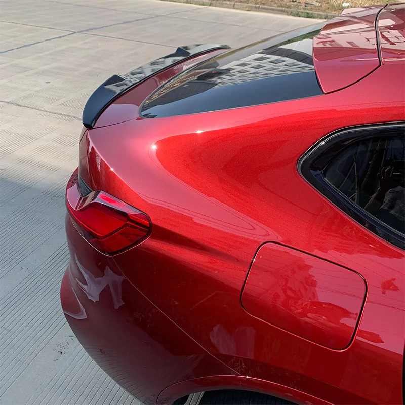 UBUYUWANT Gloosy Black Rear Trunk Lip Spoiler For BMW X4 G02 2019 2020 Spoiler ABS Car Tail Wing Decoration Auto Accessories