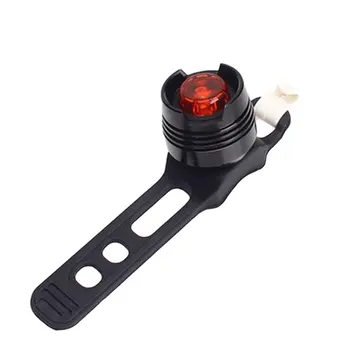 

1 pcs Bicycle taillights Aluminum alloy warning light Silica gel Ruby mirror Elastic strap buckle Night ride