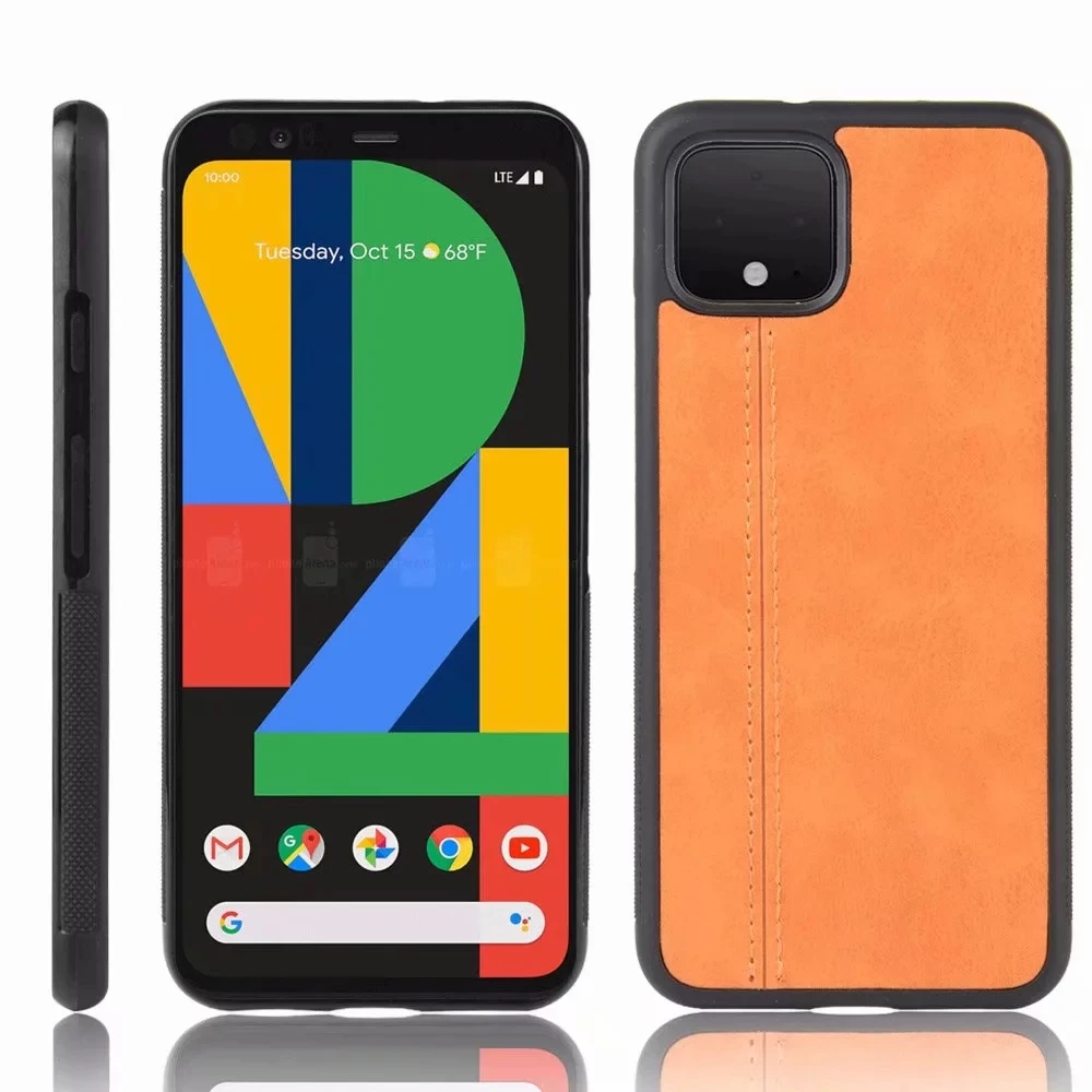 

Coque Fitted Case for Google pixel 4 XL 4XL 3A XL 3XL Case Business Vintage PU Leather Funda Mobile Phone Shell Capa Case Cover