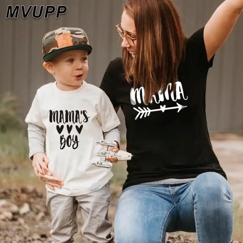 Baby Clothes Tshirt Fashion Matching Family Outfits Kids Mother