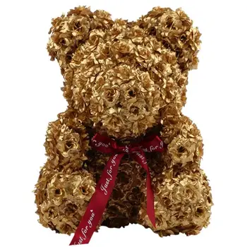 

Bear Of Roses Artificial Flowers Home Wedding Festival Diy Cheap Wedding Decoration Artificial Silk Flowers Valentine Day Gift