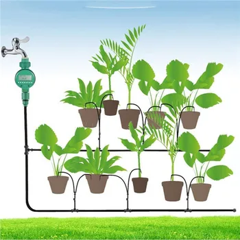 

10pcs / Package Micro Spray Irrigation Gardening Joint Accessories Single And Double Tee Elbow Drip Irrigation Accessories