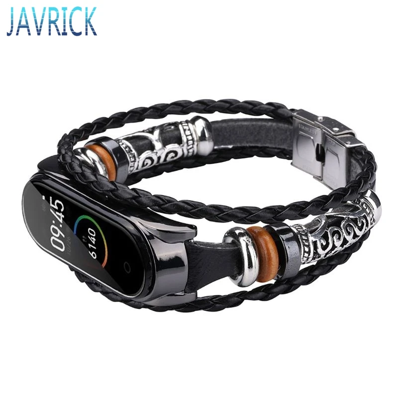 Vintage Braided Rope Wristband Metal Buckle Watch Band Strap Replacement for Xiaomi Mi 4/3 Bracelet Accessories F3MD | Наручные часы