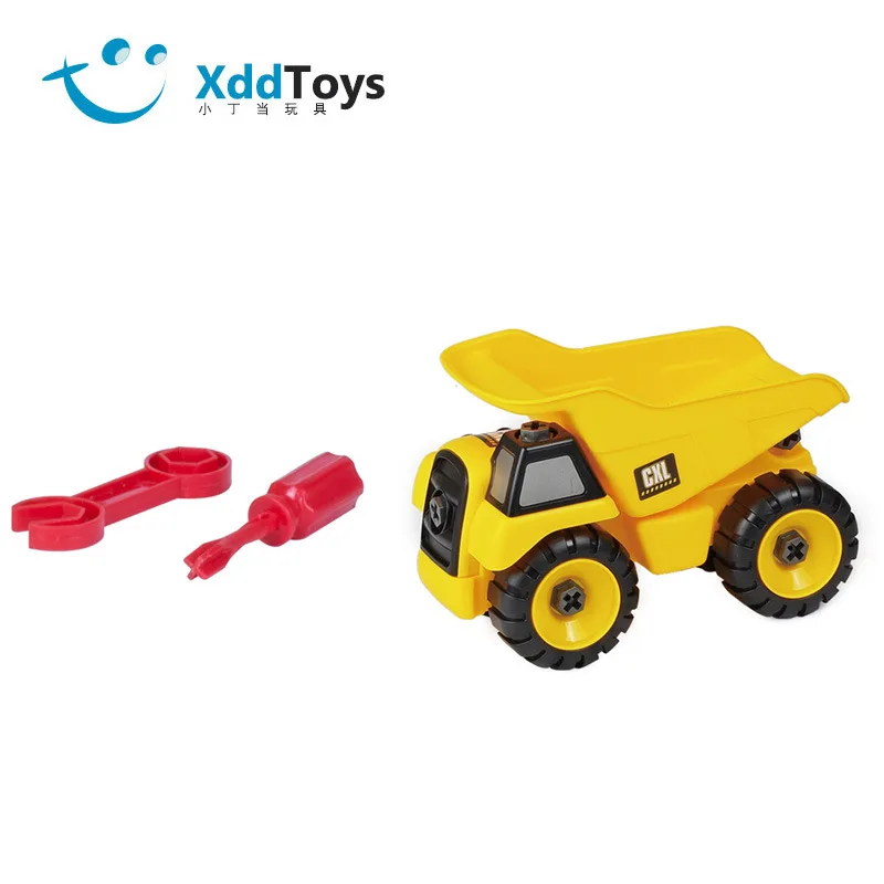Children Engineering Vehicle Toy Boy Educational Disassembly Assembly-Disassembly Engineering Vehicle Ability Toy Car