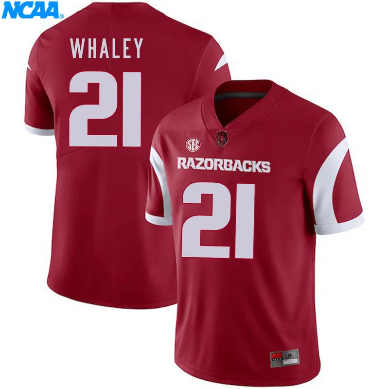 Новое поступление высокое качество Джерси Денвер Киркланд#55 Devwah Whaley#21 колледж футболка ограниченной серии Майки S-XXXL
