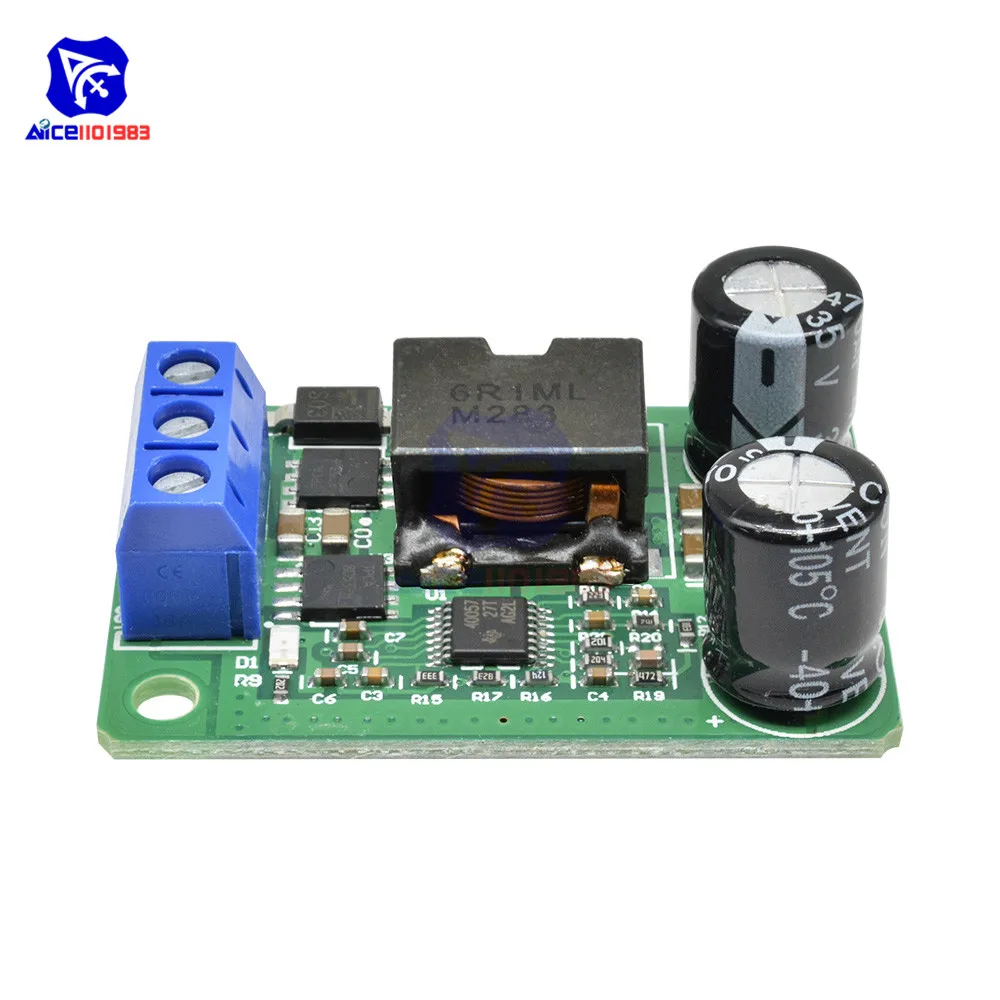Diymore DC 9 35V до 5V 5A 25W понижающий преобразователь источник питания регулируемый