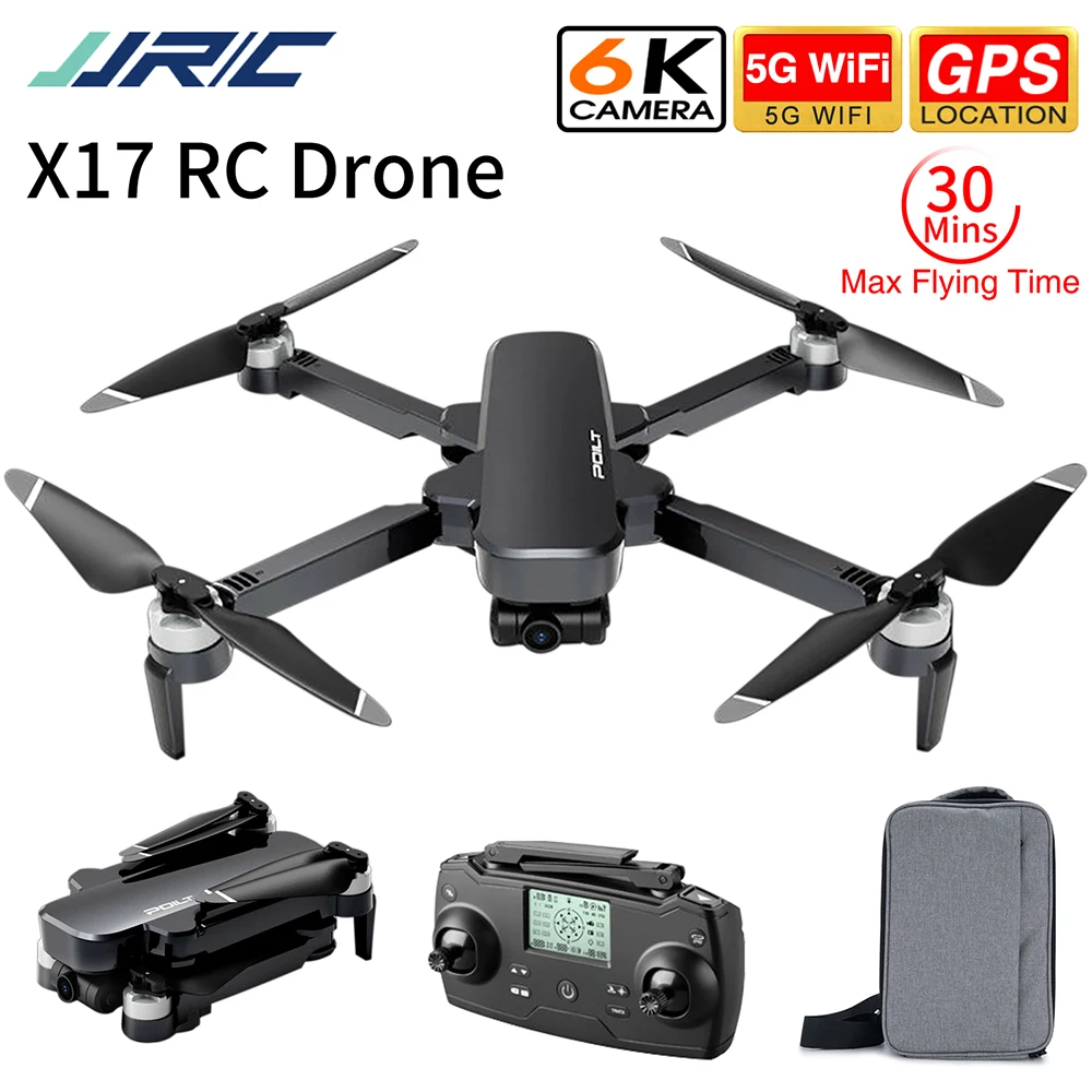 JJRC X17 GPS 5G WiFi FPV 6K HD Camera 2-Axis Gimbal Foldable RC Drone Quadcopter 