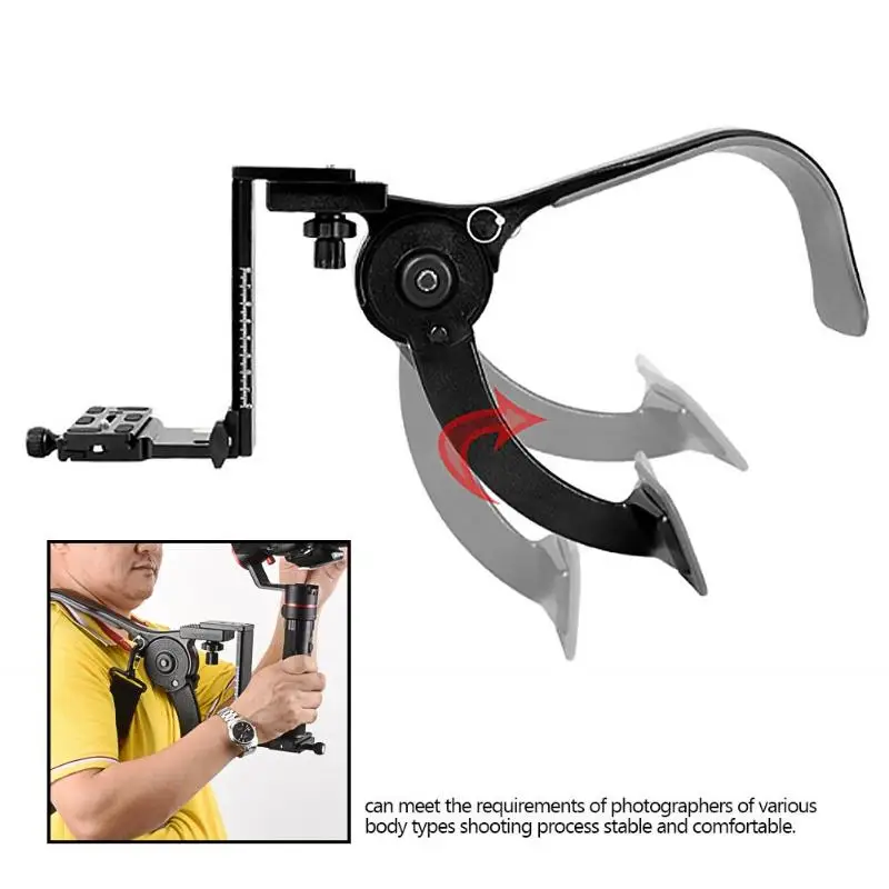Q440A Hands Free 8 кг грузоподъемность камера плеча Поддержка Pad для DV DSLR