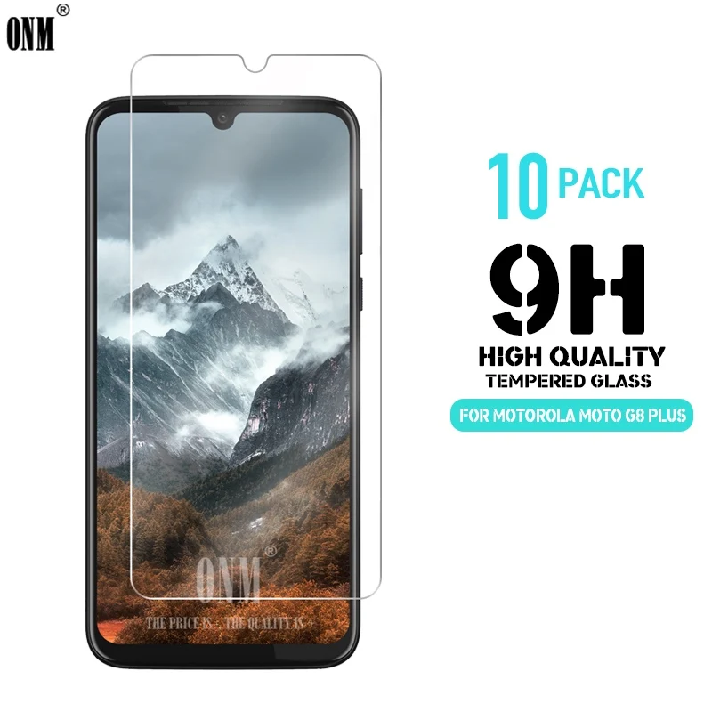 10 Pcs Tempered Glass For Motorola Moto G8 Plus Screen Protector 2.5D 9H Protective Film |
