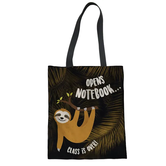 sloth beach bag