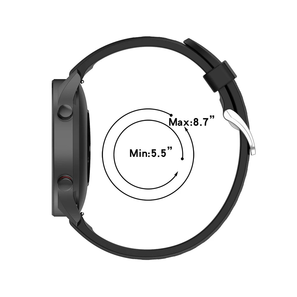 22mm Offical Silicone Replace Straps for Xiaomi Mi Watch Color Sports Edition band for Mi Watch Color Bracelet Watchbands Correa