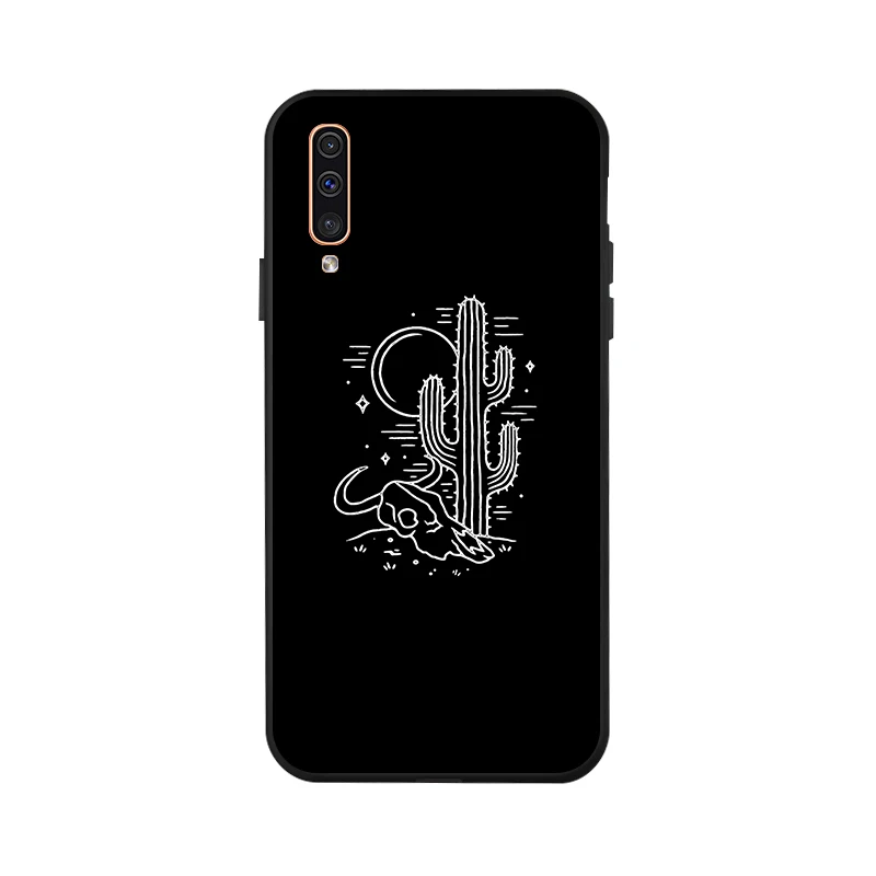 3D DIY Painted Case For Samsung A50 Case Silicon Black Case For Samsung Galaxy A40 A70 A60 A30 A10 A20 A20e A2 Core Cover Fundas - Цвет: X076