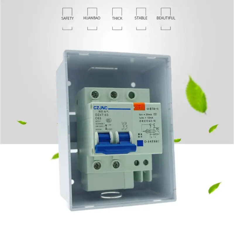 Waterproof Electrical Distribution Box Home Switch Protective Case for 2-3/3-4 Ways Wall Mounted Circuit Breaker