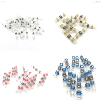 

200pcs Solder Seal Wire Connectors Kit, Heat Shrink Butt Connectors, Waterproof and Insulated Electrical Wire Terminals