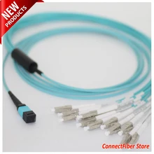12F MPO MTP-LC UPC многомодовый OM3 Fanout волоконный кабель