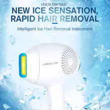 Lescolton 3 в 1 IPL Удаление волос ледяной холодный Эпилятор постоянный лазер Электрический фоторовентиляция депилятор для Bikin тела подмышек