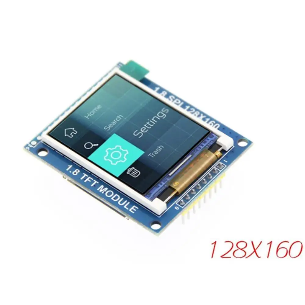 Мини 1,8 дюймовый серийный SPI TFT ЖК-модуль дисплей с адаптером PCB IC 128x160 точечная матрица 3,3 V 5V IO Inerface Cmmpatible 1602 5110