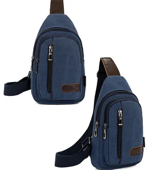 

Canvas Sling Bag Shoulder Chest Pack Causal Crossbody Daypack for Women Men
